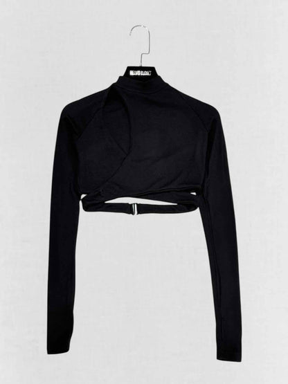 ALIX NYC Cropped Black Size XSmall Top