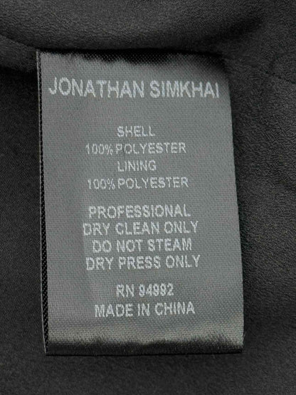 JONATHAN SIMKHAI Black Multicolor Size US 8 Midi Skirt