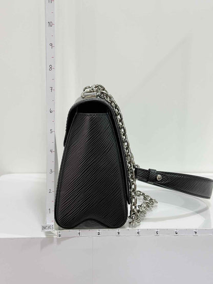 LOUIS VUITTON Twist MM Black Shoulder Bag