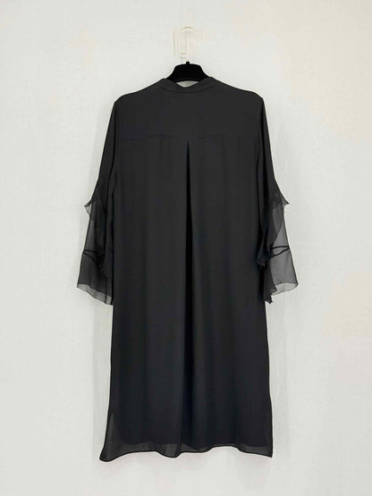 ELIE TAHARI Black Size Medium Knee Length Dress