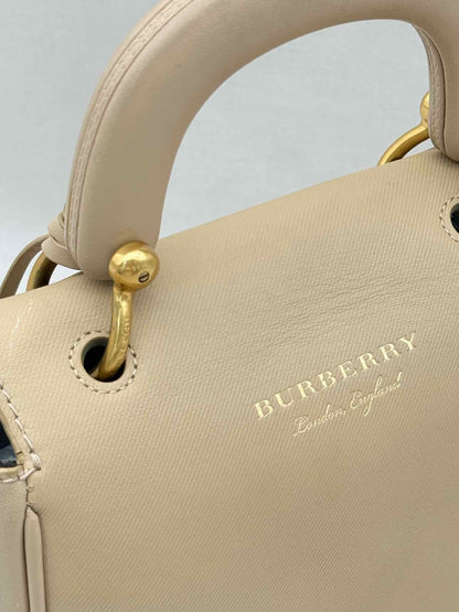 BURBERRY DK88 Beige Top Handle