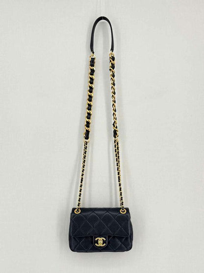 CHANEL Classic Black Quilted Shoulder Bag