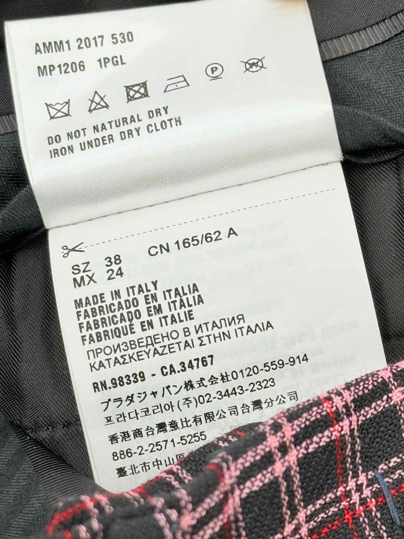MIU MIU Black Multicolor Size 28 Pants