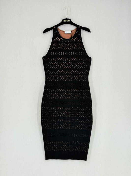 BAILEY44 Black & Beige Size Large Knee Length Dress