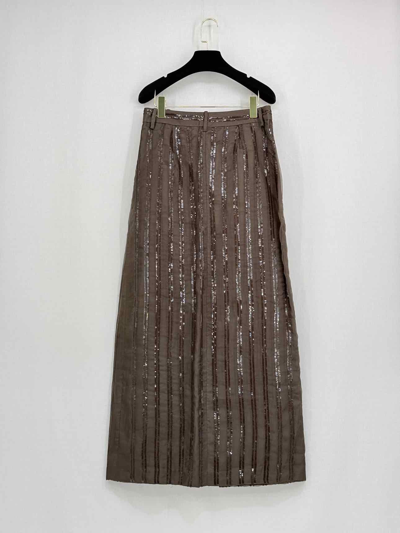 BRUNELLO CUCINELLI Brown Size US 4 Outfit Set