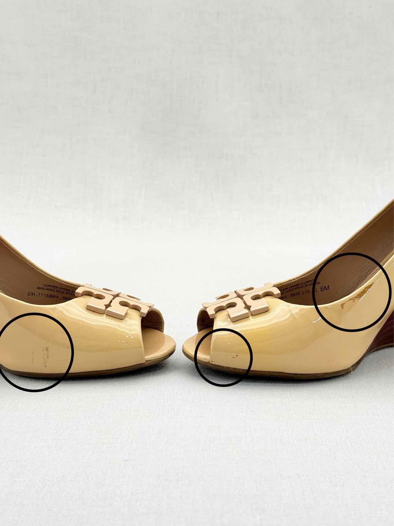 TORY BURCH Beige Size EU 36 Wedges