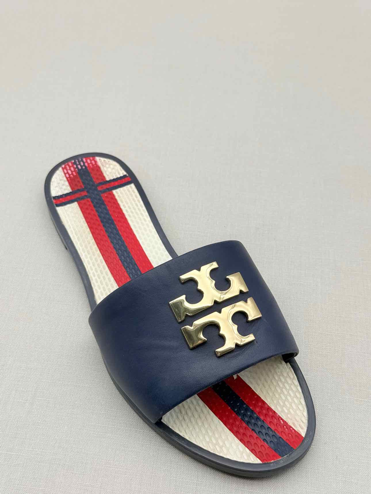 TORY BURCH Everly Blue Size EU 36 Slides