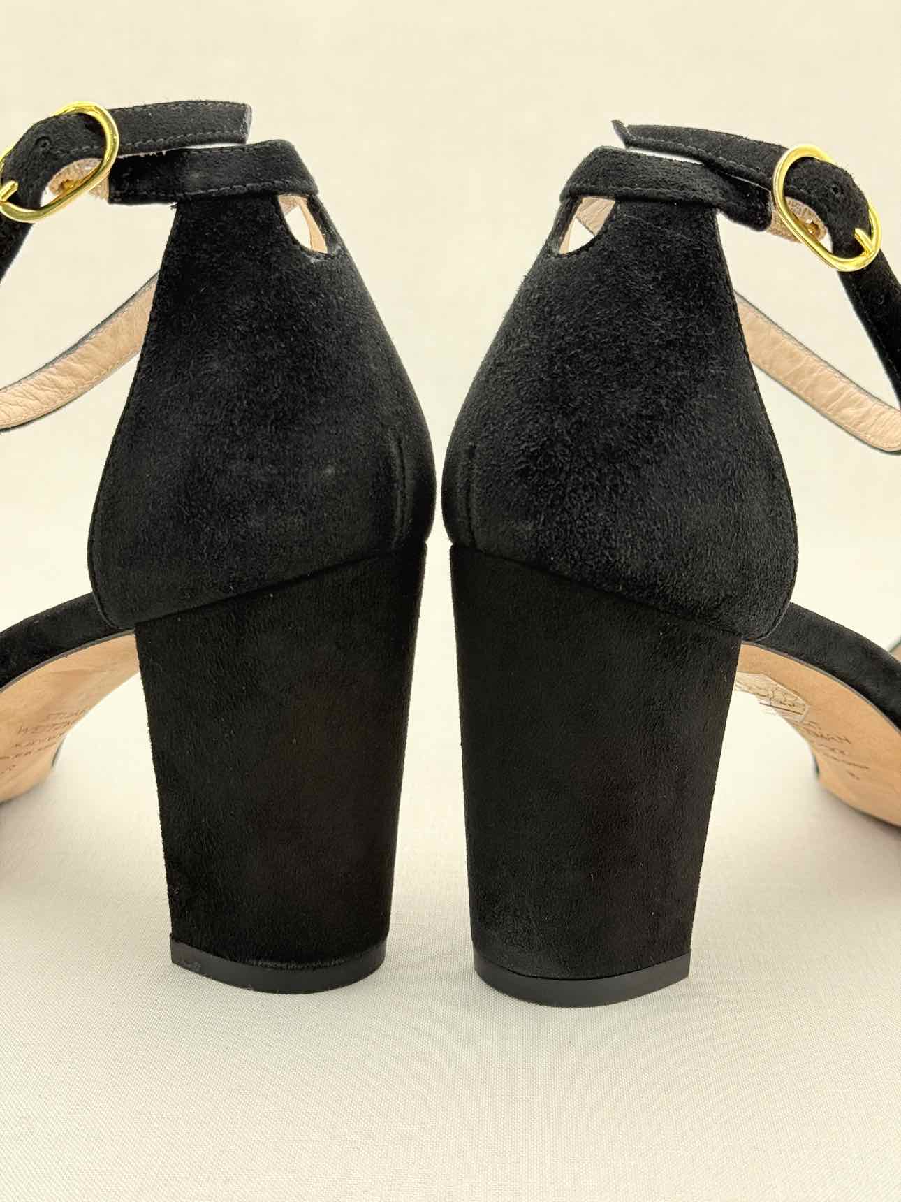 STUART WEITZMAN Black Size EU 38 Heeled Sandals