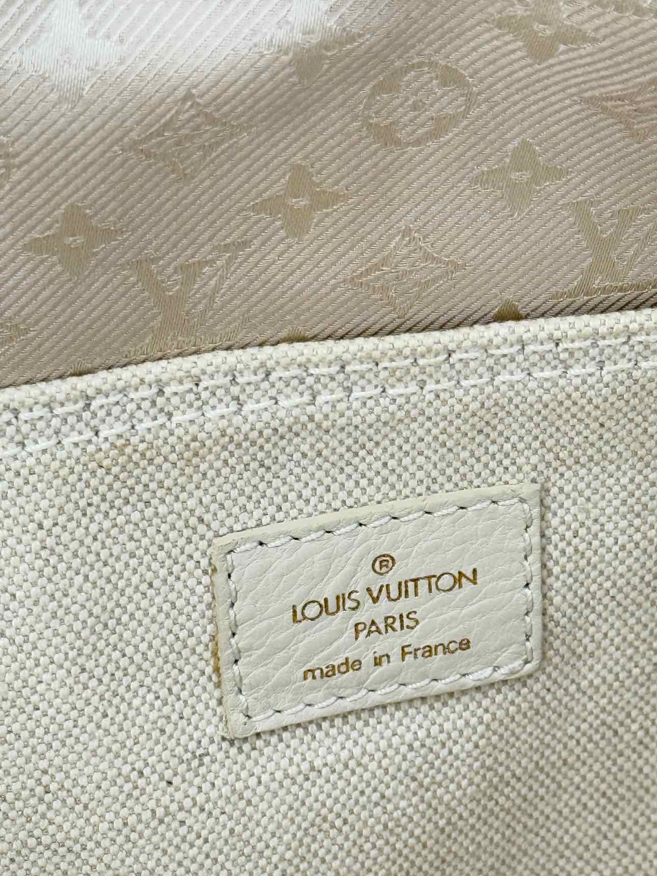 LOUIS VUITTON Limited Edition Beige Top Handle