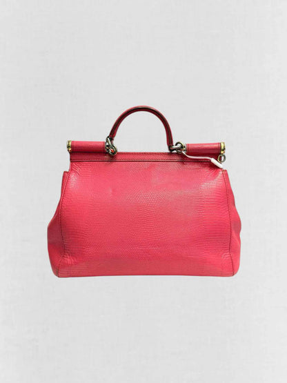 DOLCE & GABBANA Sicily Pink Top Handle