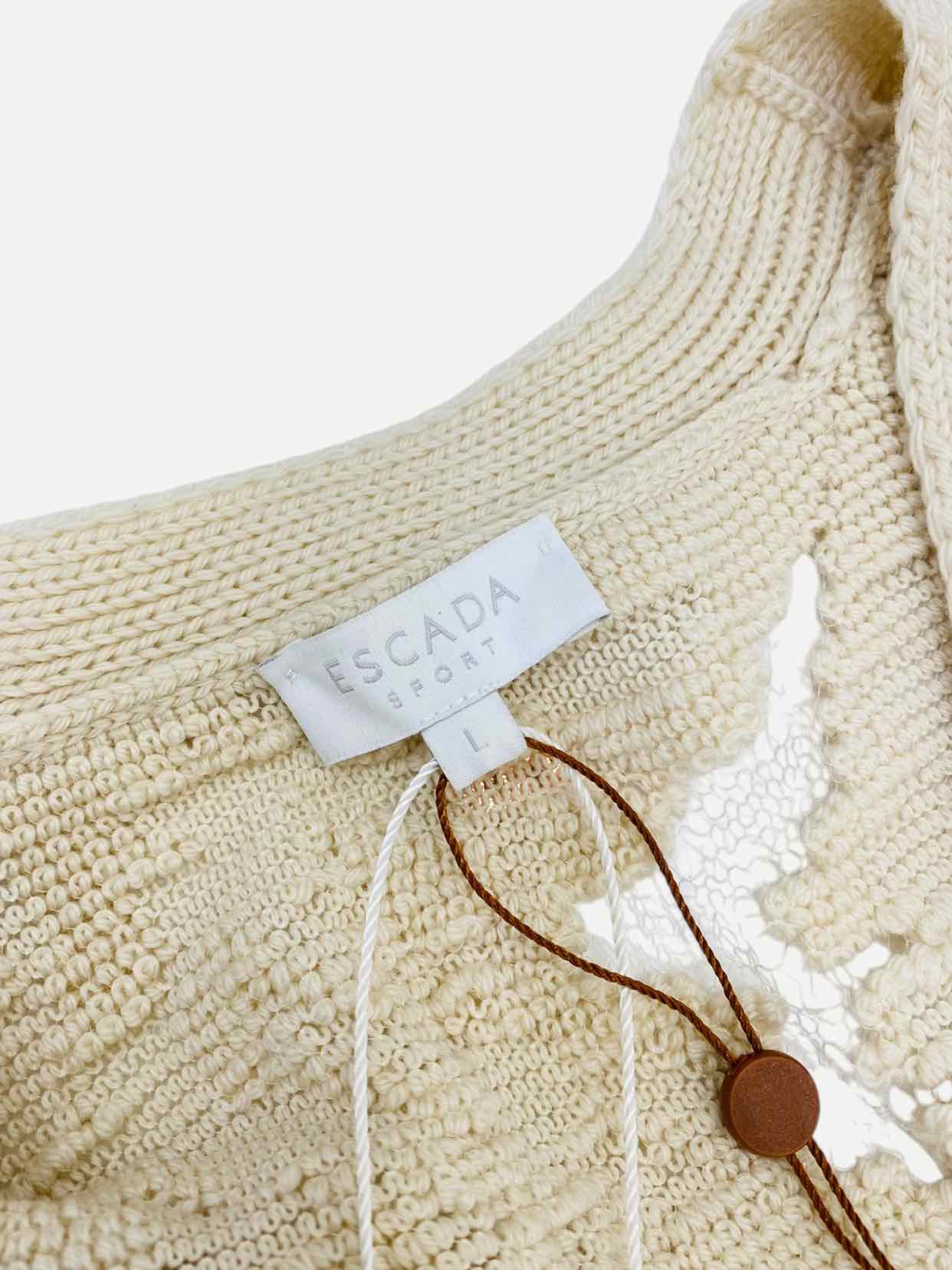 ESCADA Knit Cream Cardigan