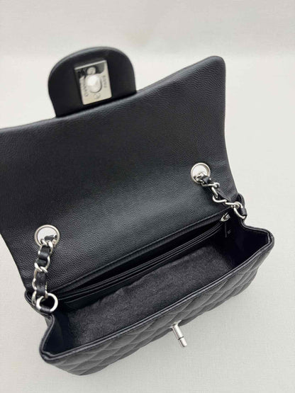 CHANEL Classic Black Quilted Shoulder Bag
