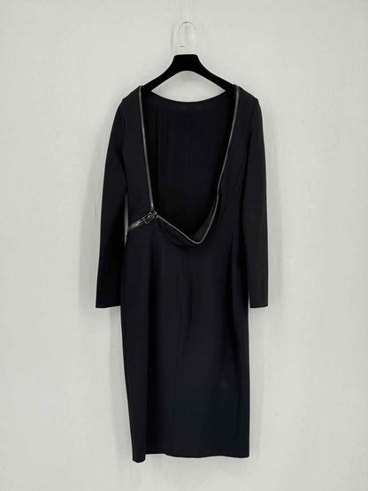 TOM FORD Black Size US 6 Knee Length Dress