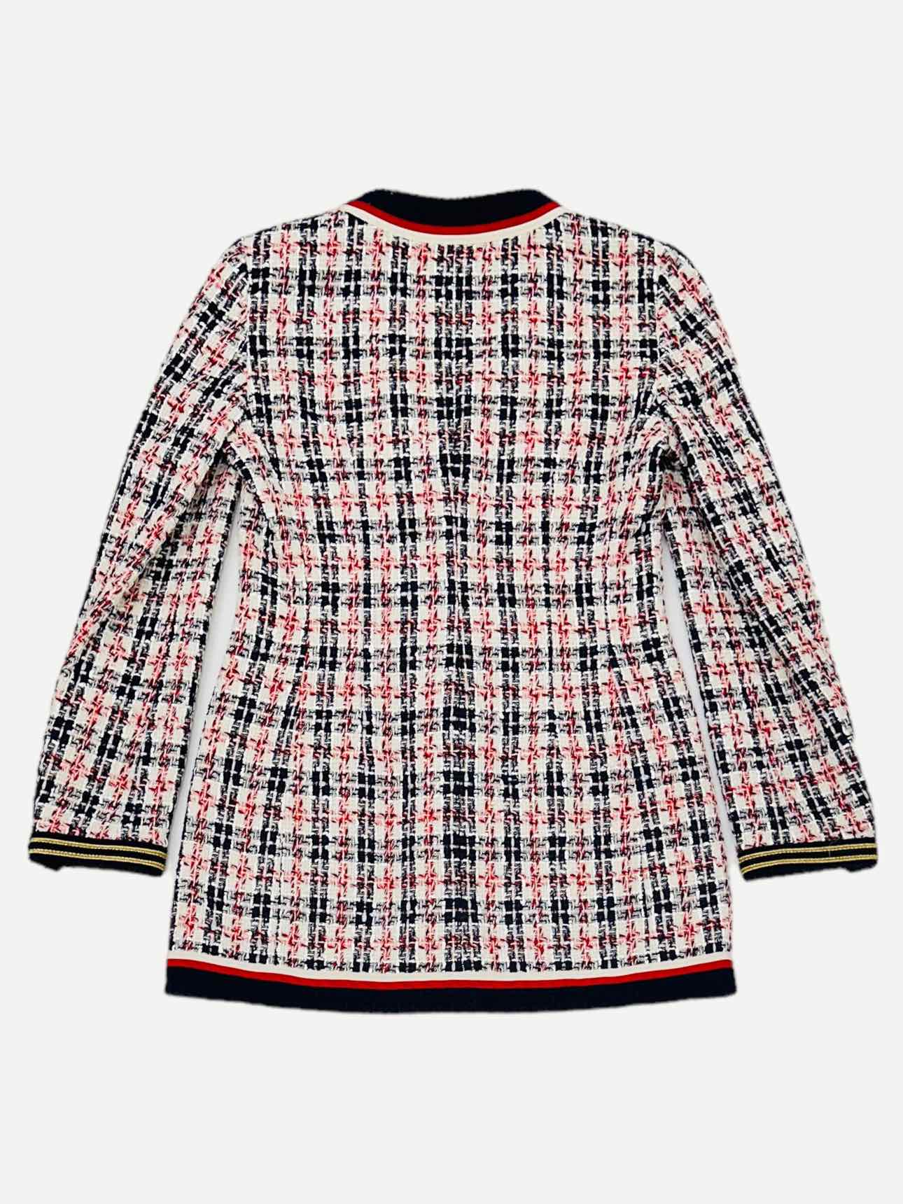 GUCCI Tweed Gucci Patch Size US 2 Jacket