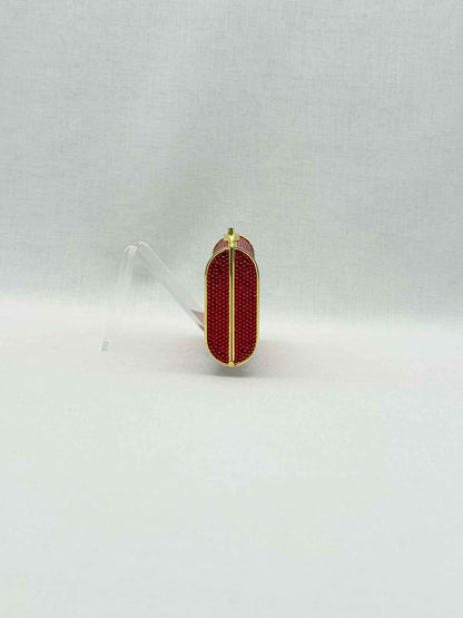JUDITH LEIBER Minaudière Red Clutch