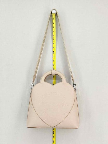 TIFFANY & CO Return To Tiffany M Beige Heart Tote Bag