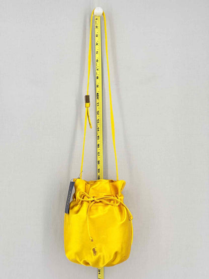 POLO RALPH LAUREN Big Pony Yellow Bucket Bag