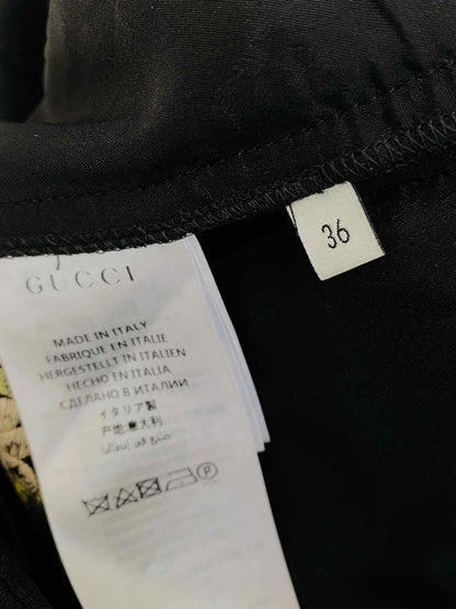 GUCCI High Waisted Black Size US 0 Cropped Pants