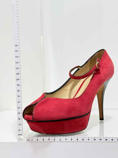 YSL Red Size EU 40 Mary Janes