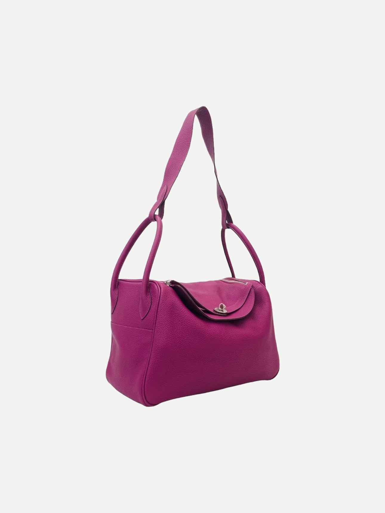 HERMES Lindy Purple Shoulder Bag