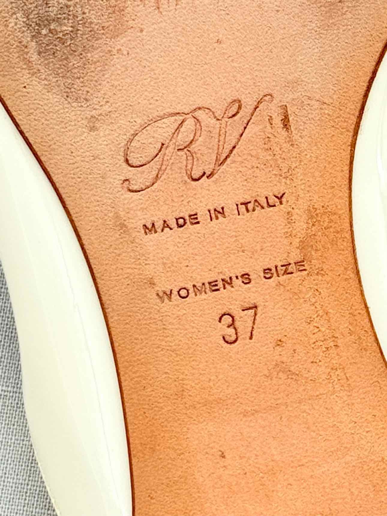 ROGER VIVIER Strass Cream Size EU 37 Flats