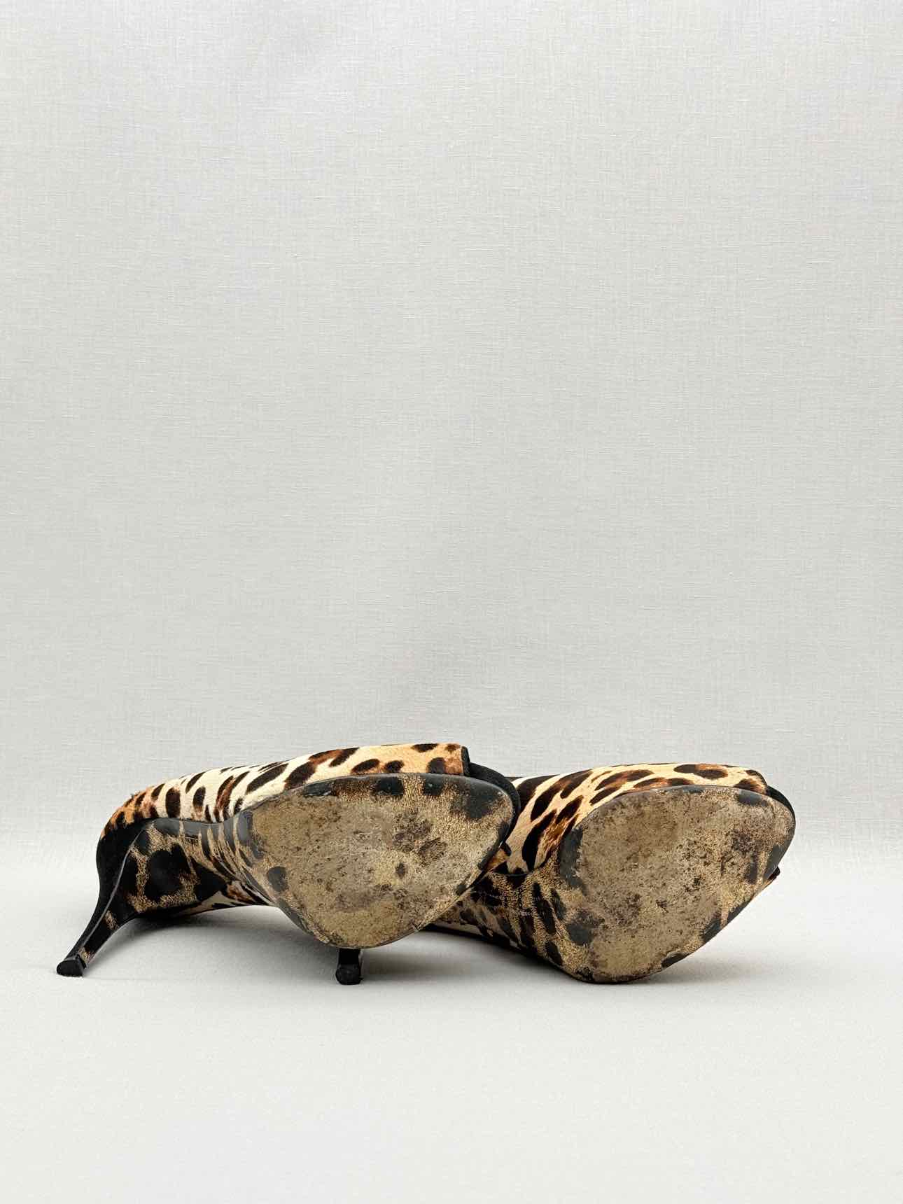 DOLCE & GABBANA Beige & Black Size EU 38 Pumps