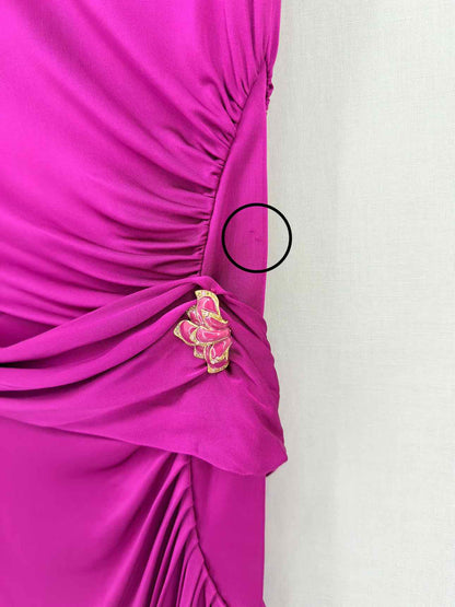 ROBERTO CAVALLI Fuchsia Size Medium Long Dress