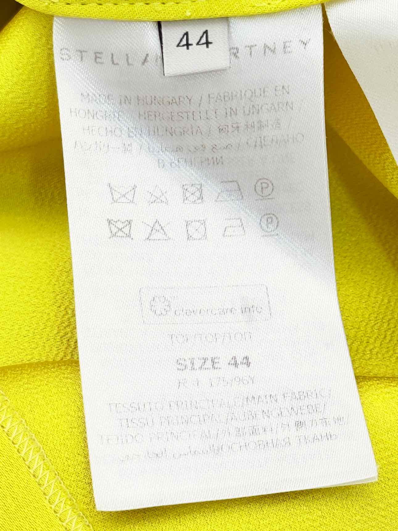 STELLA MCCARTNEY Yellow Size US 8 Top