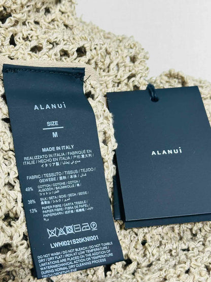 ALANUI Knit Beige Size Medium Short Dress