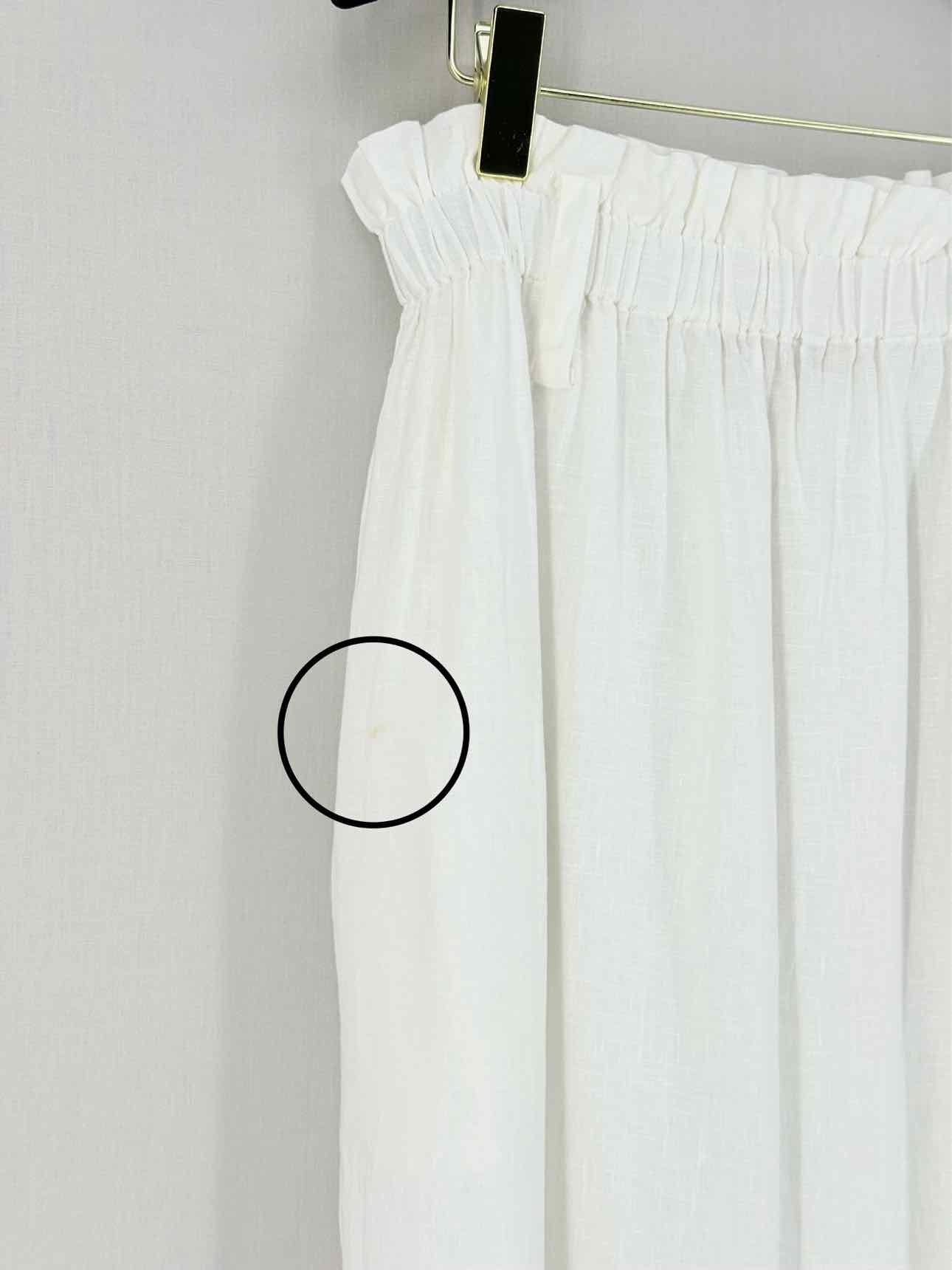 ADRIANA DEGREAS White Size Small/Medium Long Skirt