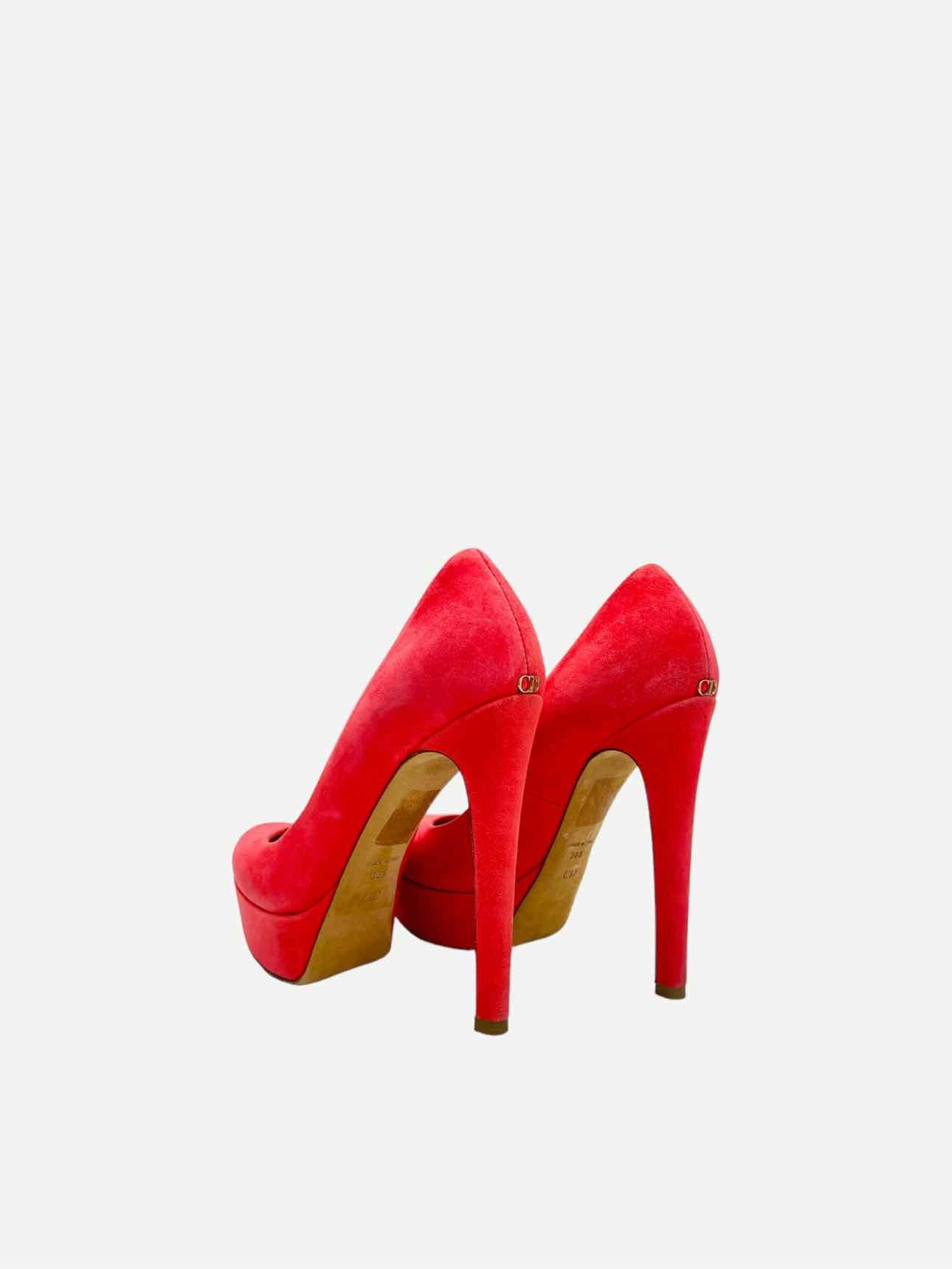 CHRISTIAN DIOR Red Pumps 36.5