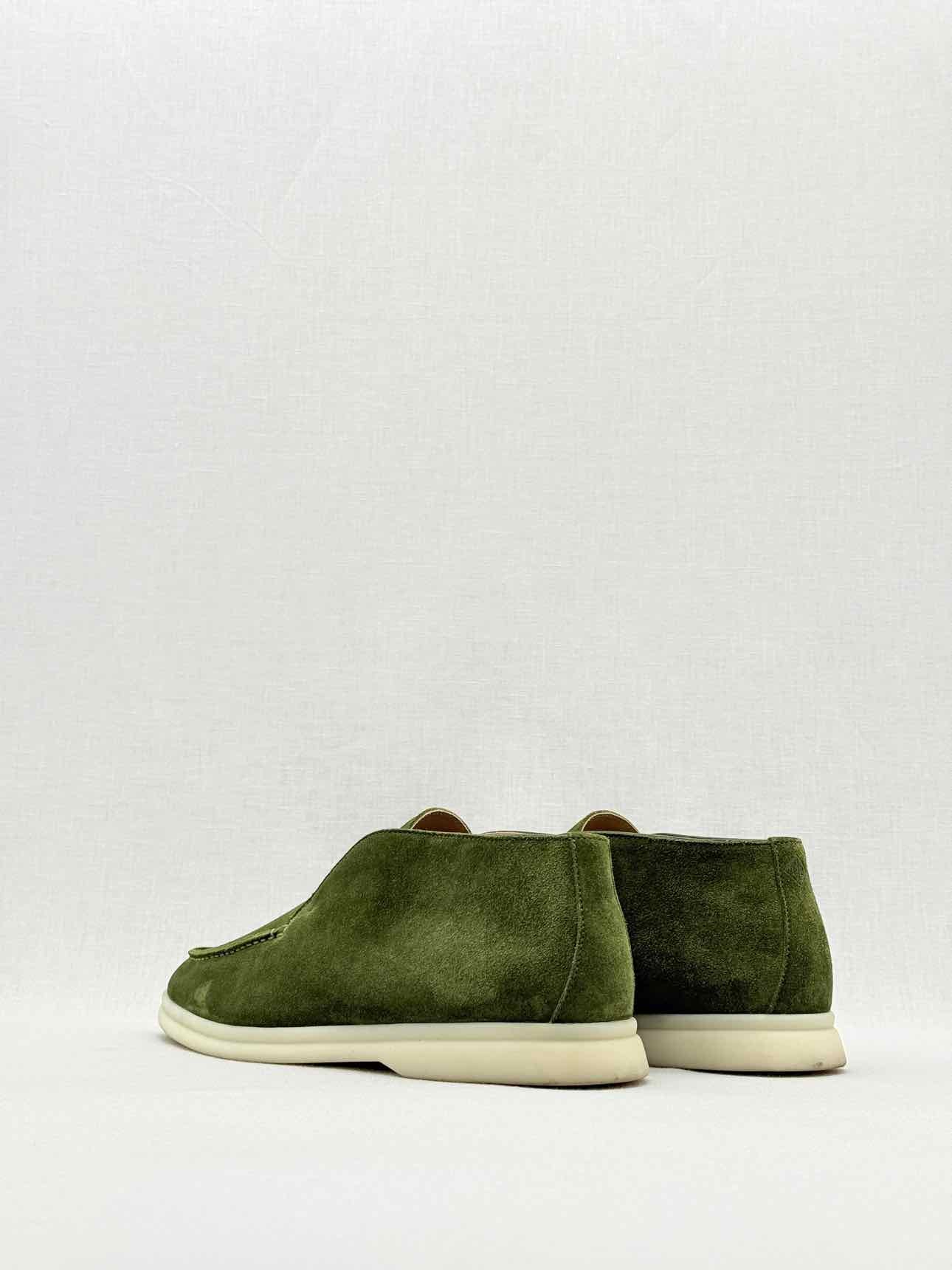LORO PIANA Open Walk Green Size EU 39 Ankle Boots