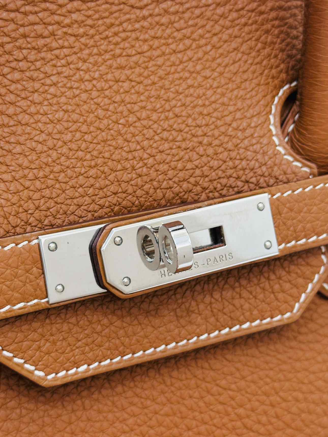 HERMES Birkin Gold Top Handle