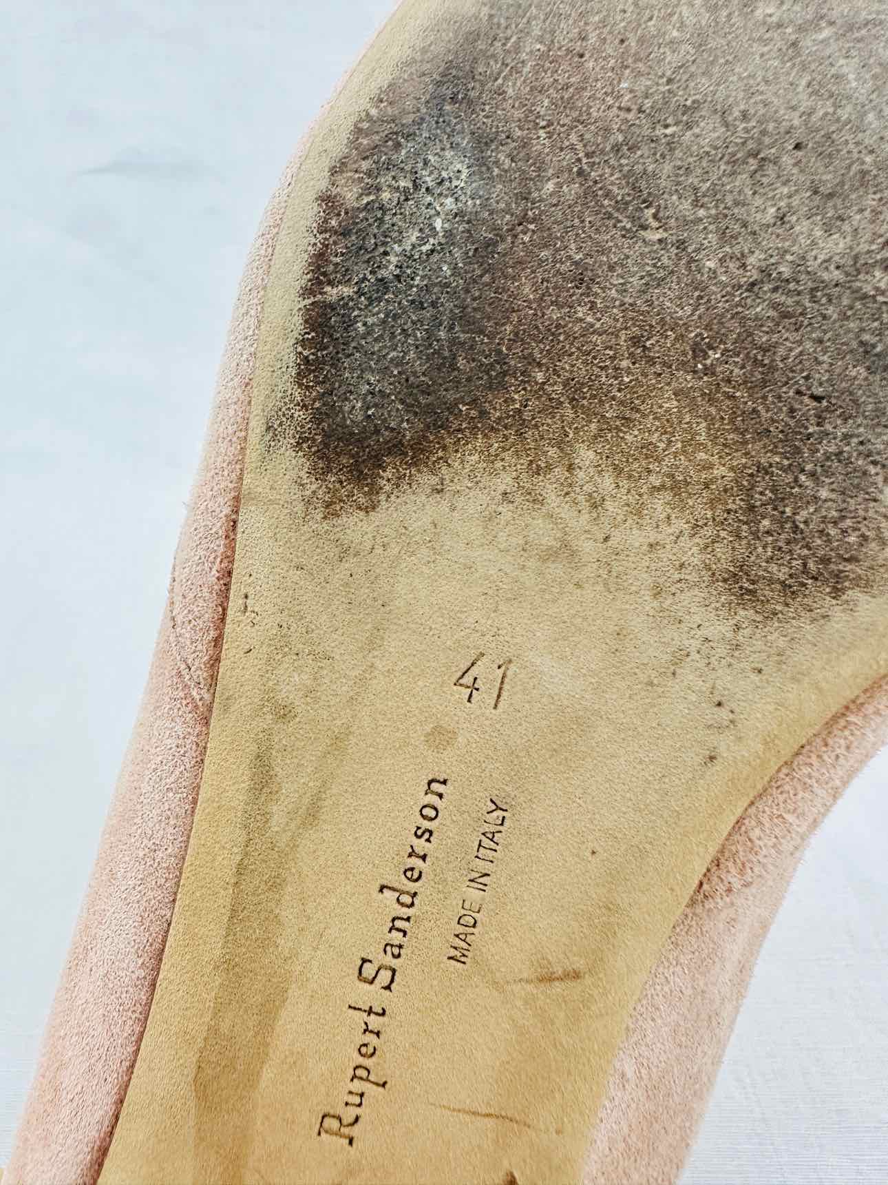 RUPERT SANDERSON Peach Size EU 41 Flats