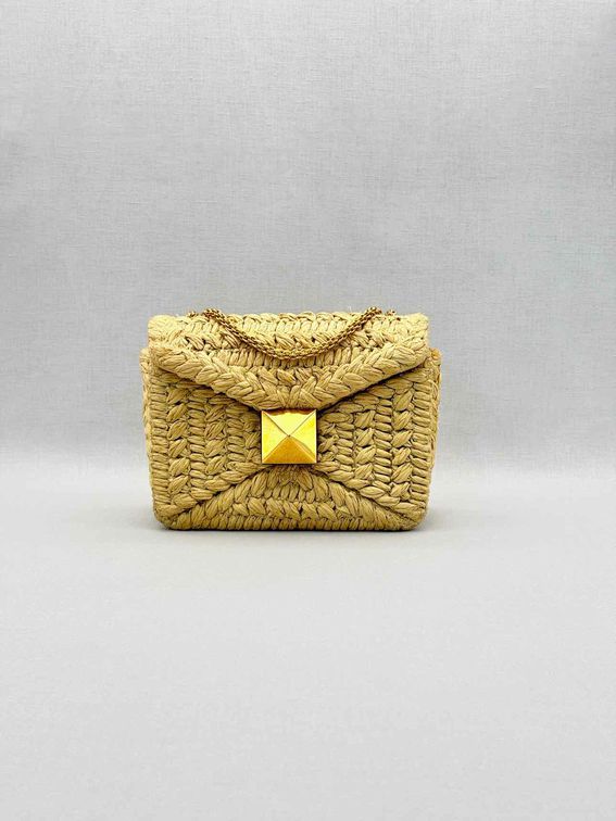 VALENTINO GARAVANI One Stud Beige Crossbody
