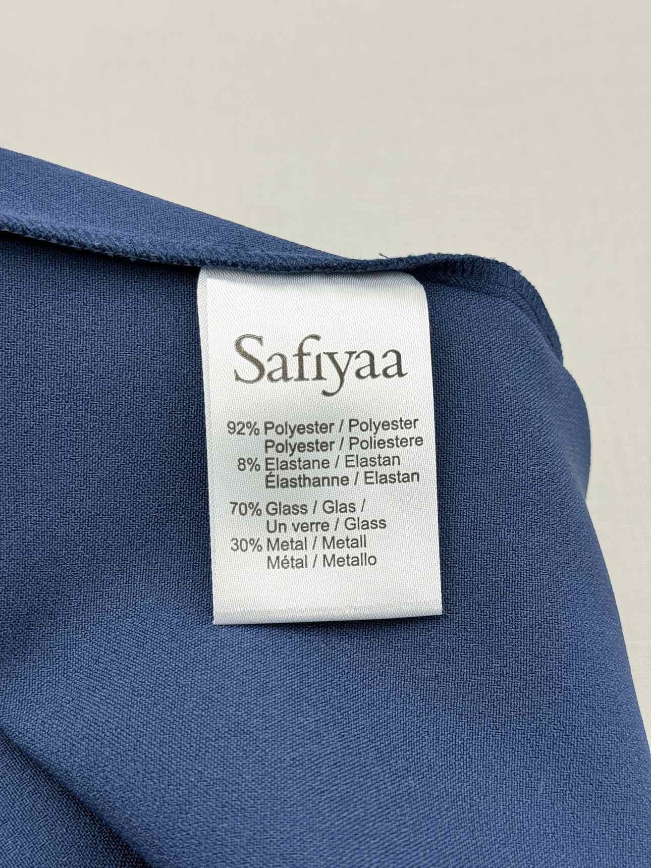 SAFIYAA Brunna Blue Size US 2 Midi Dress