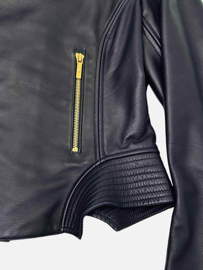 FENDI Leather Blue Size US 8 Jacket