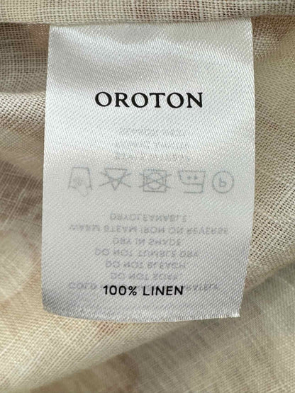 OROTON Yellow & Beige Floral Size US 6 Shirt