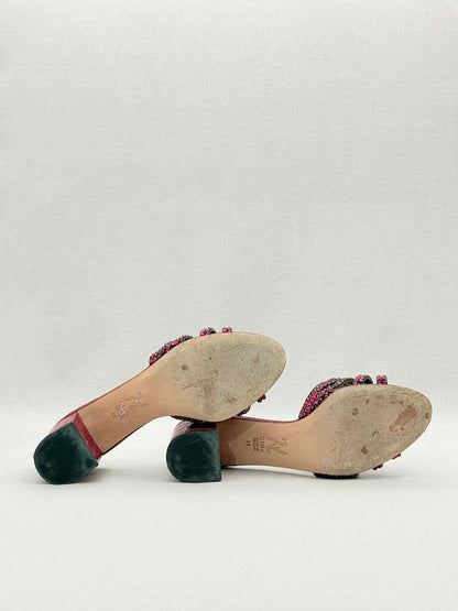 GINA Oregon Burgundy Size EU 41 Heeled Sandals
