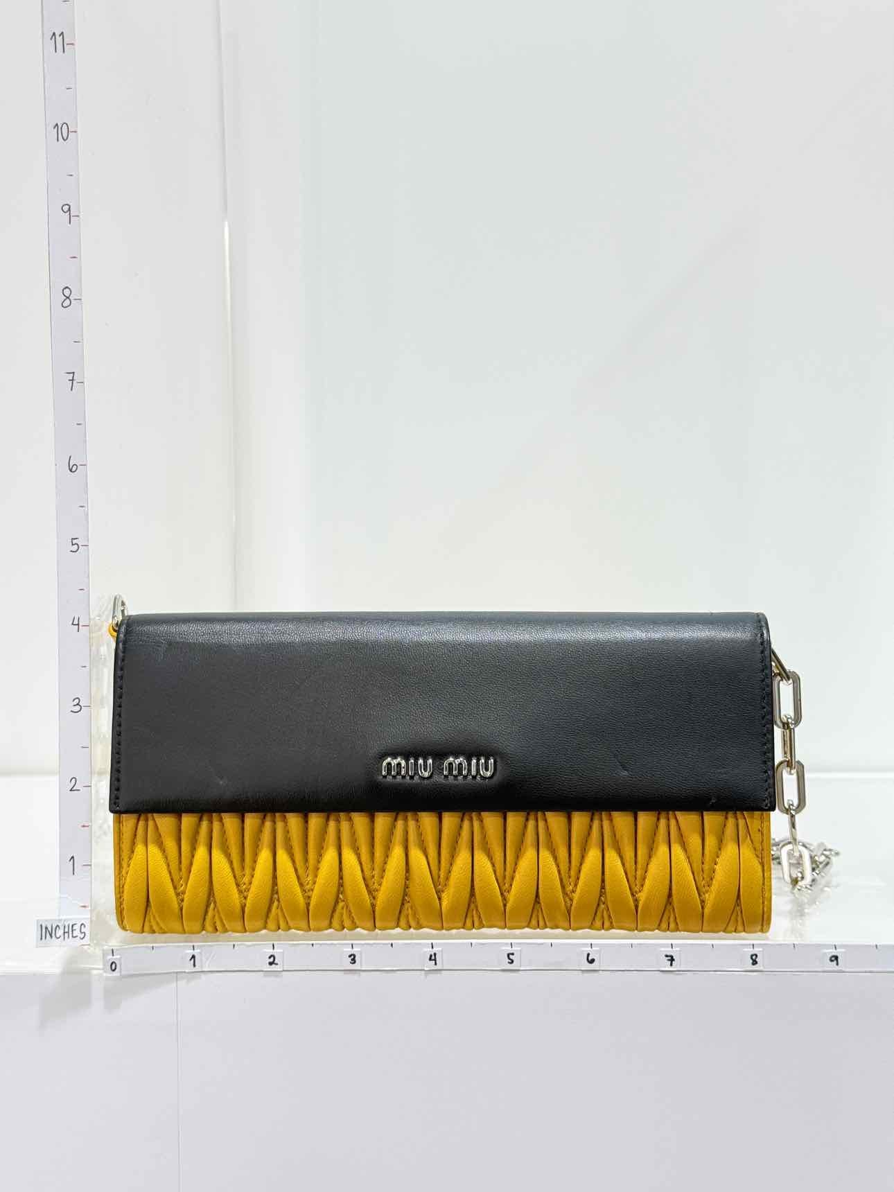 MIU MIU Black & Yellow Crossbody