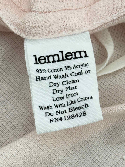 LEM LEM Peach Multicolor Striped Size XSmall Midi Dress