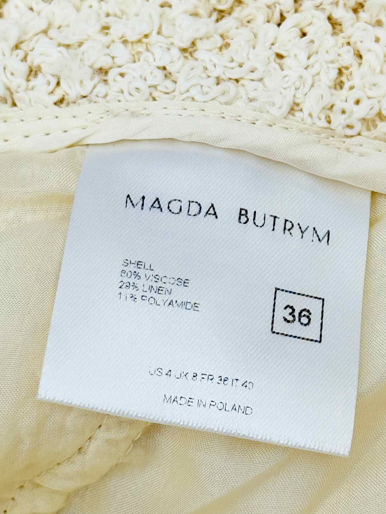 MAGDA BUTRYM Cream Size US 2 Outfit Set