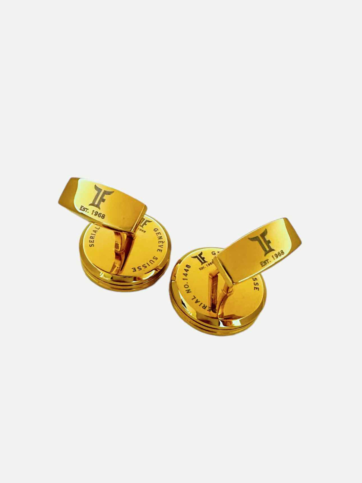TF EST. 1968 Yellow & Black Cuff Links