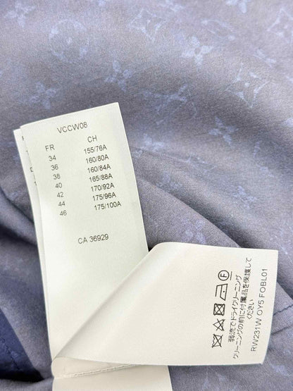 LOUIS VUITTON Blue Monogram Size US 6 Shirt