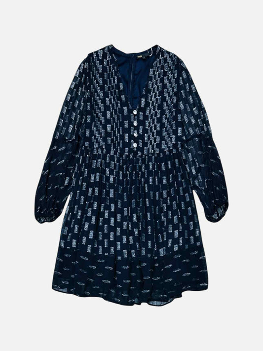 MAJE Romania Navy Dress