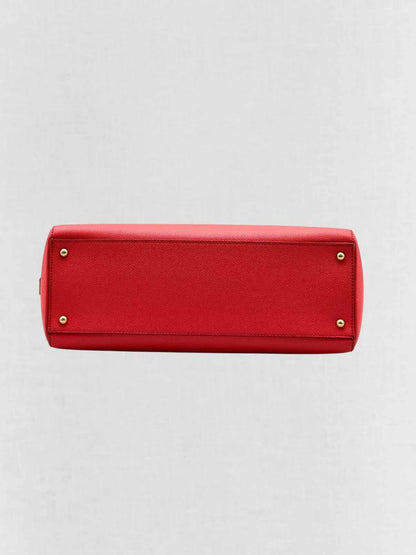 DOLCE & GABBANA Sicily Red Top Handle