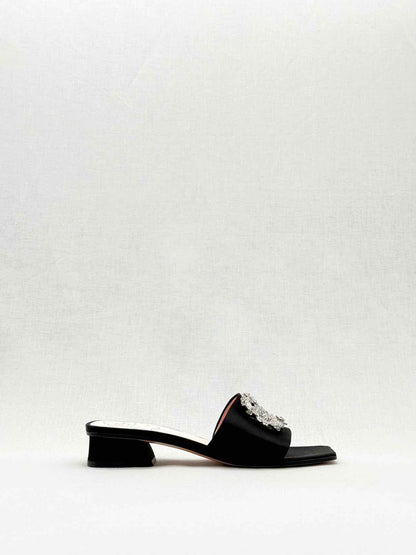 ROGER VIVIER Black Size EU 39 Mules