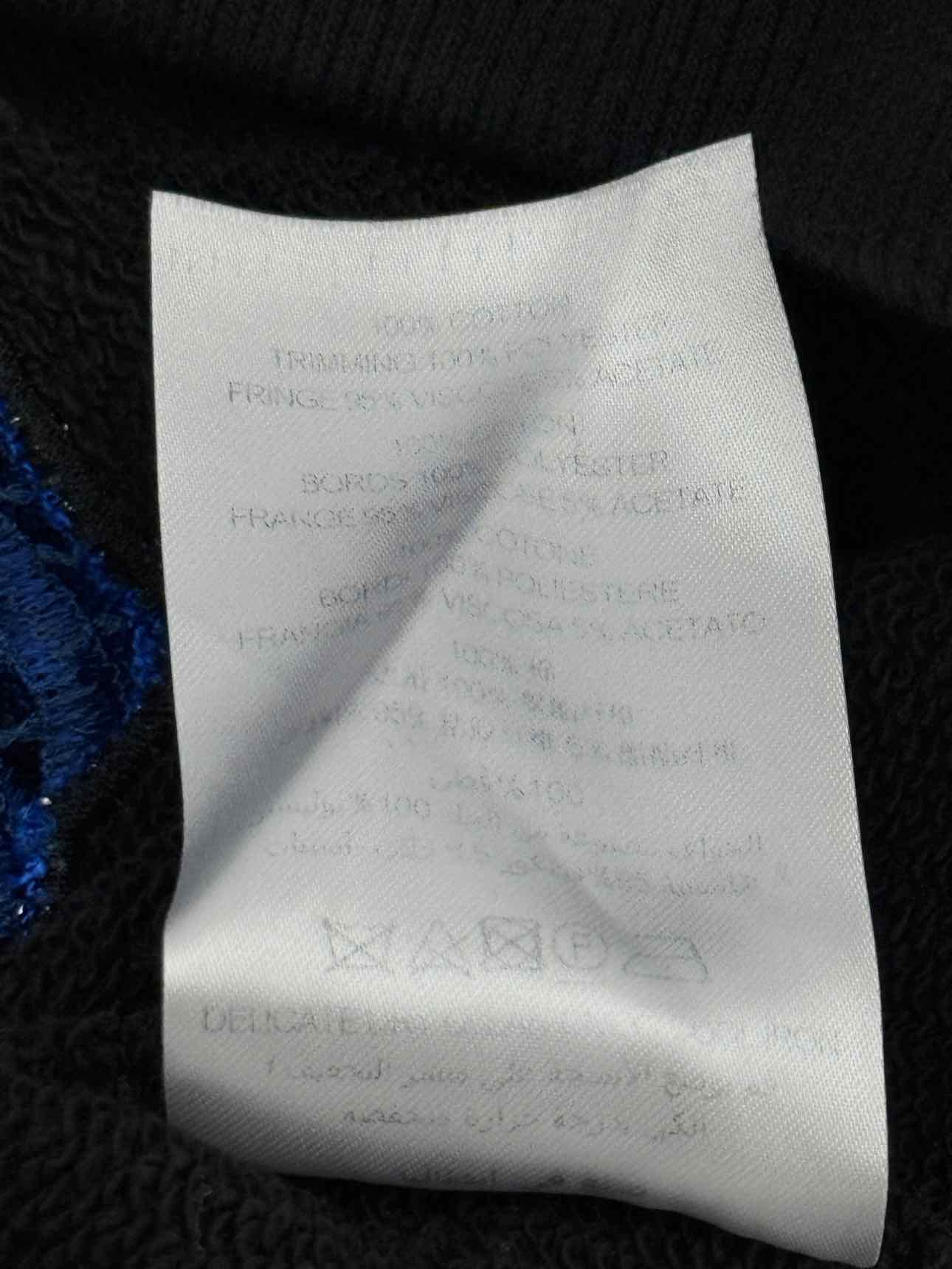 CHRISTOPHER KANE Black Multicolor Size XSmall Sweater