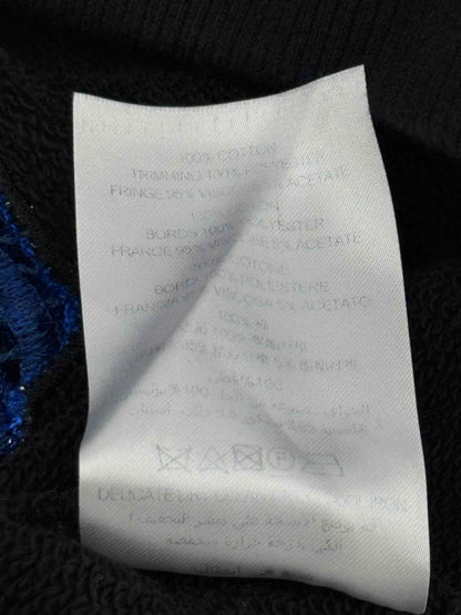 CHRISTOPHER KANE Black Multicolor Size XSmall Sweater