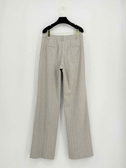 LOULOU STUDIO Beige Striped Size Small Outfit Set